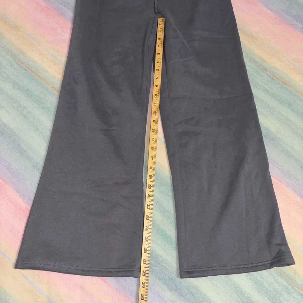 White Fox With Love For You Wide Leg Sweatpants Volcanic size L
